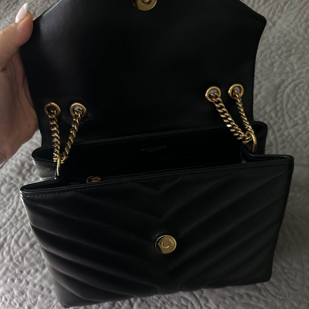Loulou Small Shoulder Bag in Quilted Leather - Picture 7 of 10